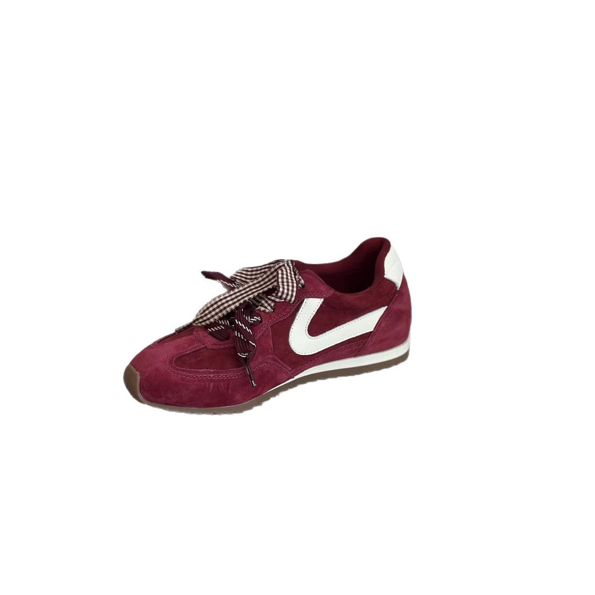Damen Sneaker Sportlich Komfortabel Mit Rüschen