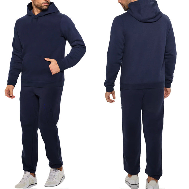 Herren Sportset Kapuzenpullover mit Jogginghose Sportlich