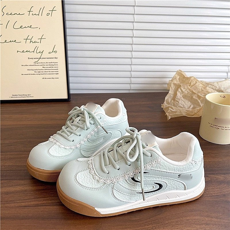Damen Sneaker Spitze Atmungsaktiv Modern