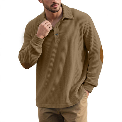 Herren Polohemd Langarm Elegant Berlin Style