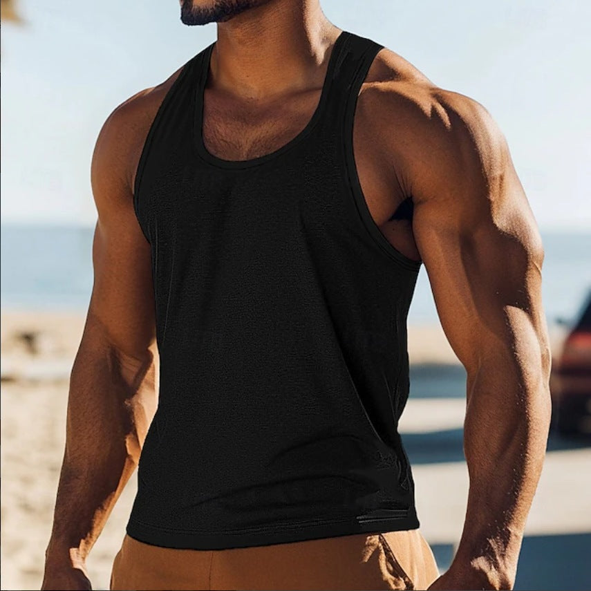 Herren Sport Tanktop Leicht Modern Atmungsaktiv
