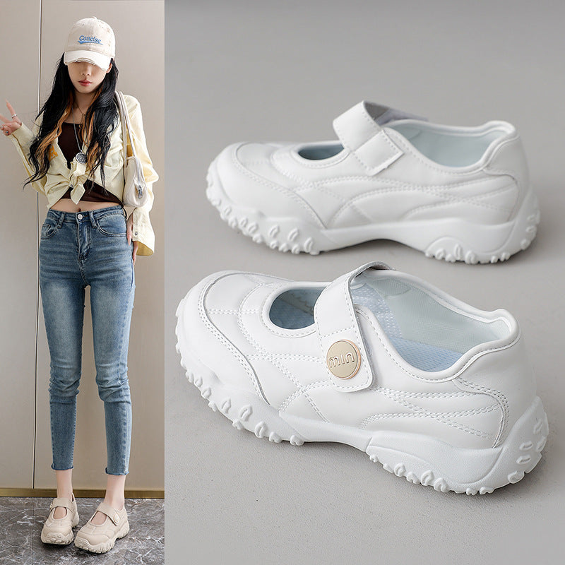 Damen Freizeitschuhe Bequem mit Klettverschluss Modisch - BerlinGlamour