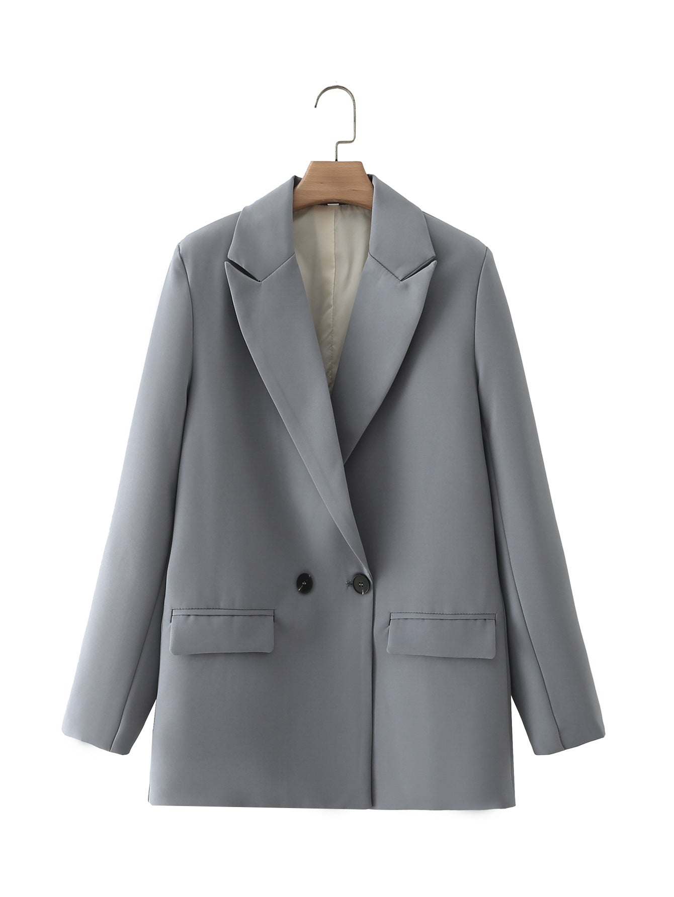 Herren Blazer Zweireiher Klassisch Elegent