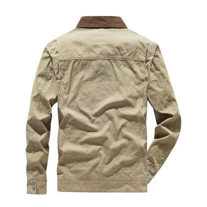 Herren Übergangsjacke Modern mit Auffälligem Kragen