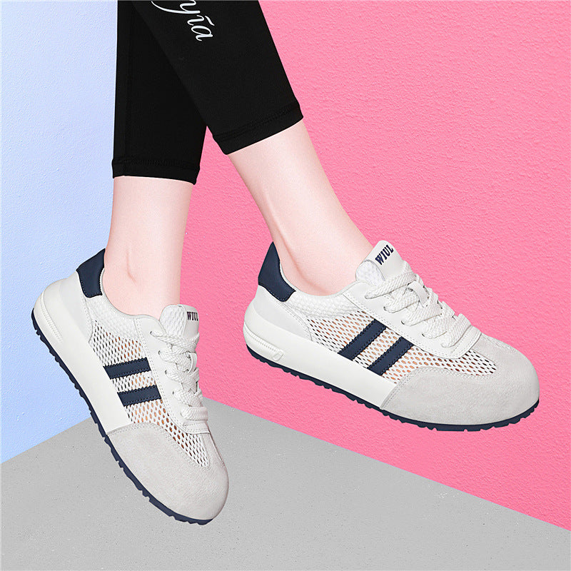 Damen Sneaker Atmungsaktiv Bequem Laufsohle