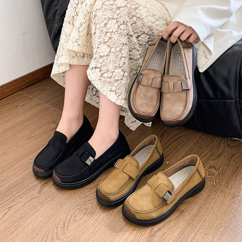 Damen Slipper Komfortabel Elegantes Design Schnalle - BerlinGlamour