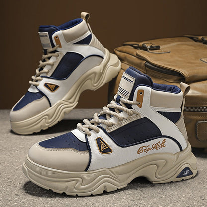 Damen Sneaker Hoch Urban Style Atmungsaktiv Komfort