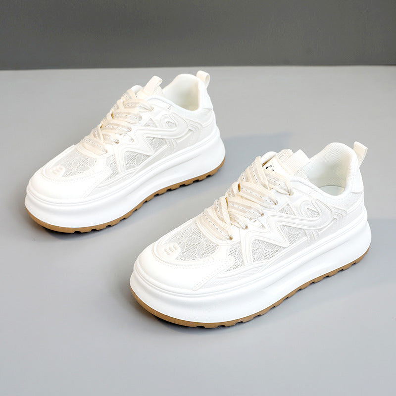 Damen Sneaker Sportlich Atmungsaktiv Mit Fußbett