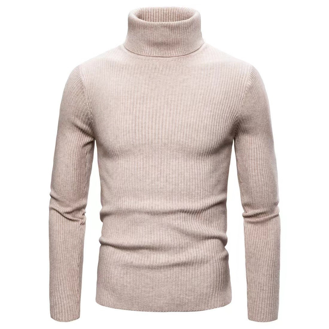 Herren Rollkragenpullover Fein Strick Elegantes Design