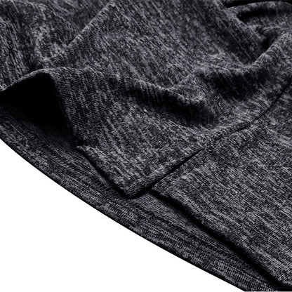 Herren Langarmshirt Atmungsaktiv Baumwolle Elegant