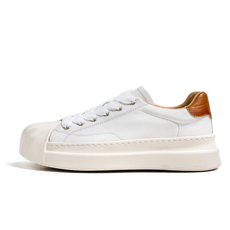 Damen Sneaker Luxus Leder Schnürschuhe Elegantes Design