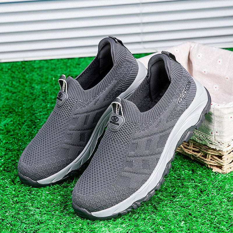 Damen Laufschuhe Komfortabel Atmungsaktiv Slip-On Sneaker