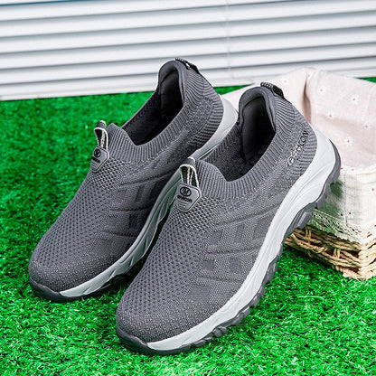 Damen Laufschuhe Komfortabel Atmungsaktiv Slip-On Sneaker