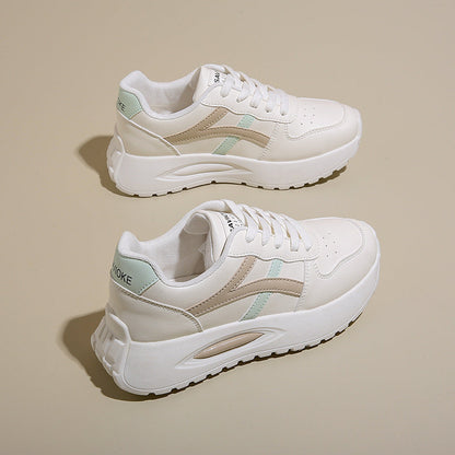 Damen Sneaker Sportlich Plattform Atmungsaktiv Komfortabel
