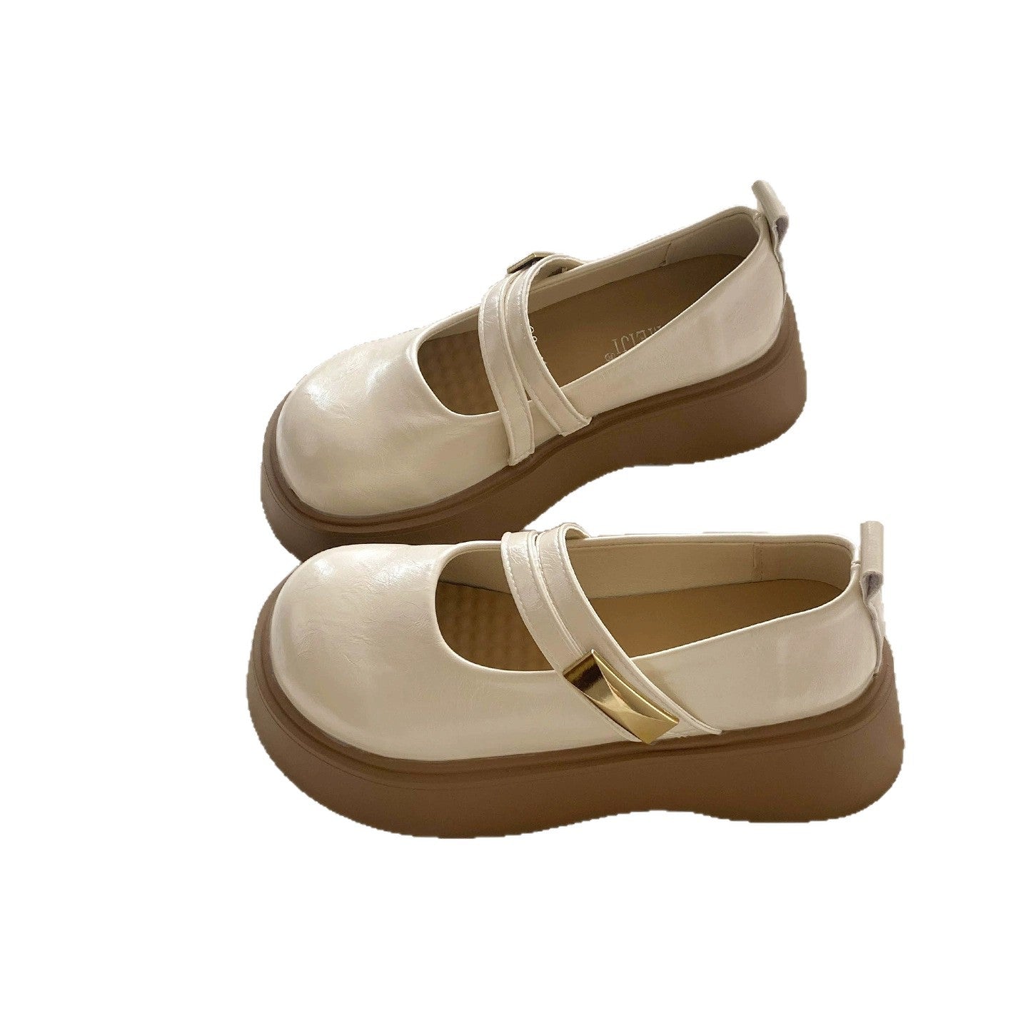 Damen Lederschuhe Riemchen Komfortschuhe Modern