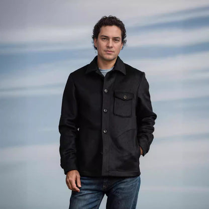 Herren Wolljacke Praktisch Mit Taschen Winter - BerlinGlamour