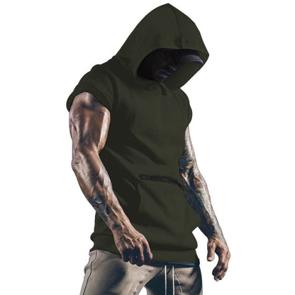 Herren Sportshirt Ärmellos Fitness Oberteil