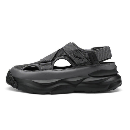 Damen Sandalen Sportlich Rutschfest Klettverschluss
