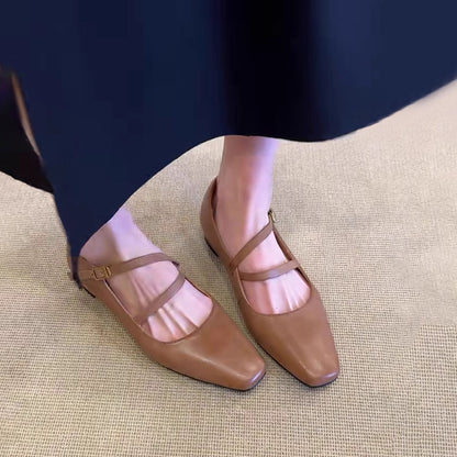 Damen Slingback Schuhe Elegant Schnalle Komfort