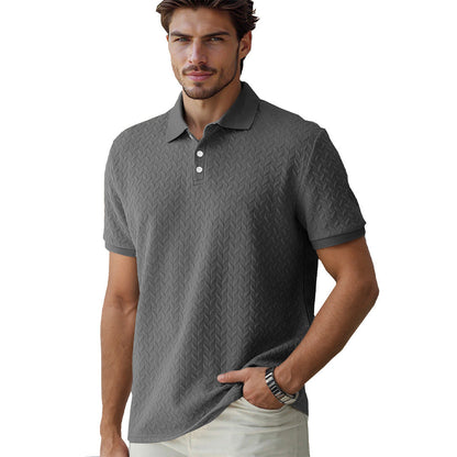 Herren Poloshirt Modern Strukturiert Baumwolle Berlin