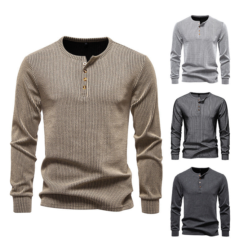 Herren Langarmshirt Streifenmuster Modern Berlin