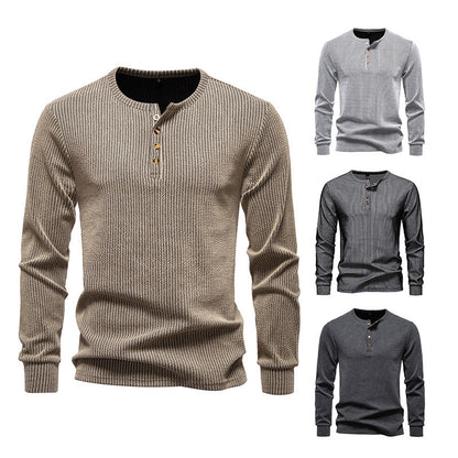 Herren Langarmshirt Streifenmuster Modern Berlin