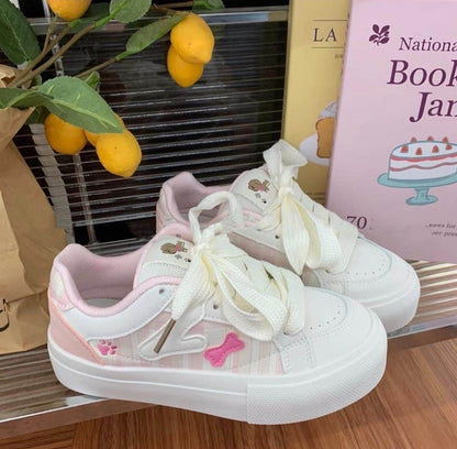 Damen Sneaker Tiermuster Robust Sportlich