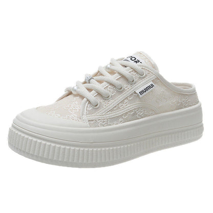 Damen Sneaker Weich Bequem Laufsohle