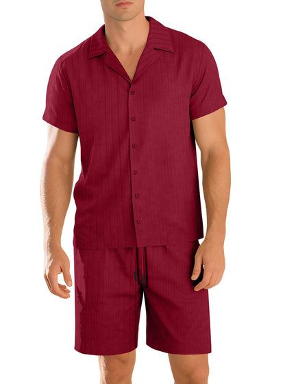 Herren Kurzarmhemd Slim Fit Modern Berlin Stil