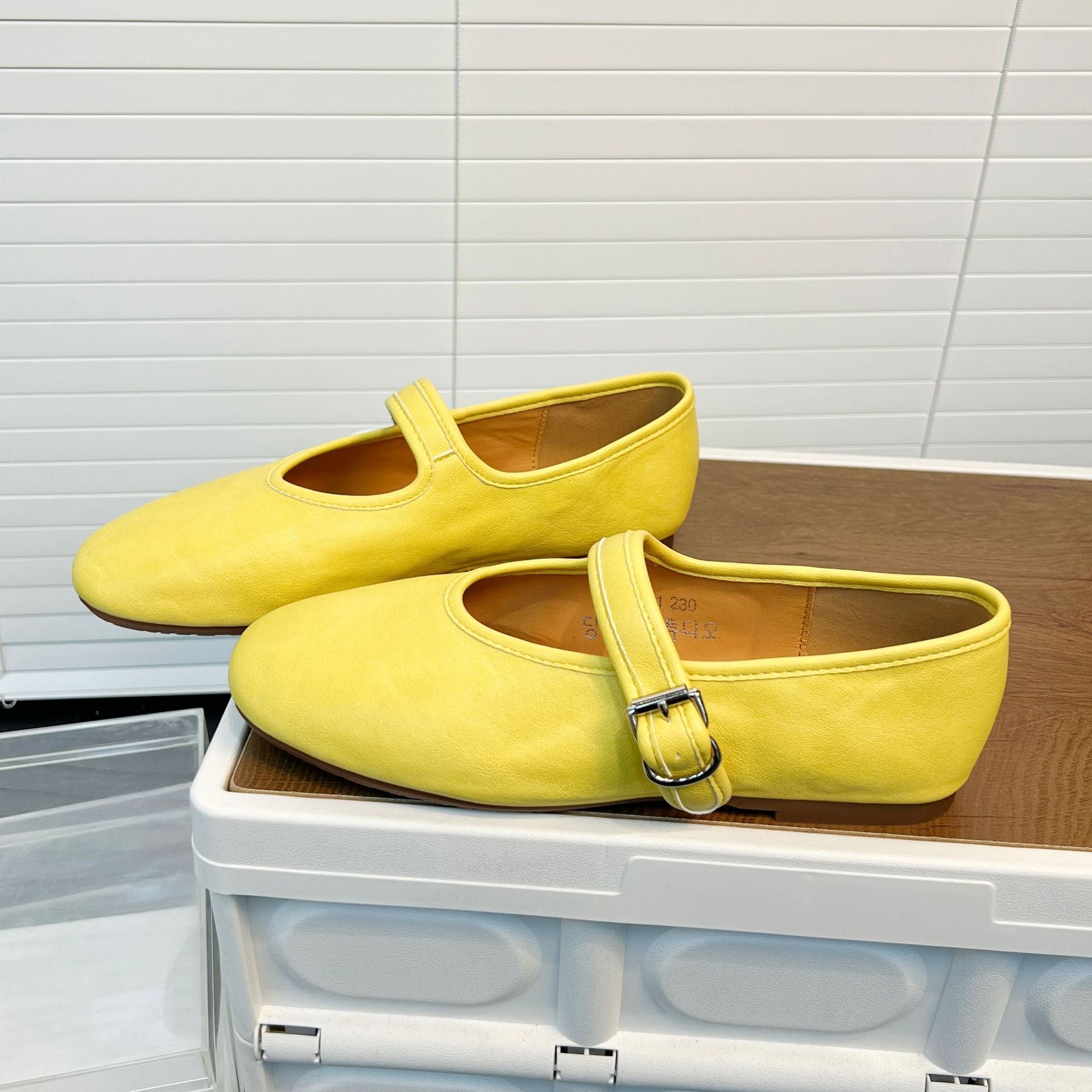 Damen Ballerinas Elegante Riemen Schuhe Bequem - BerlinGlamour
