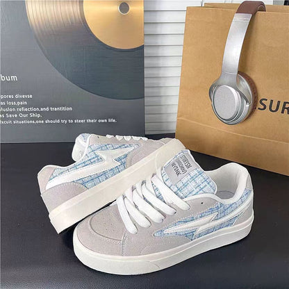 Damen Sneaker Retro Lässig Atmungsaktiv Mit Dämpfung