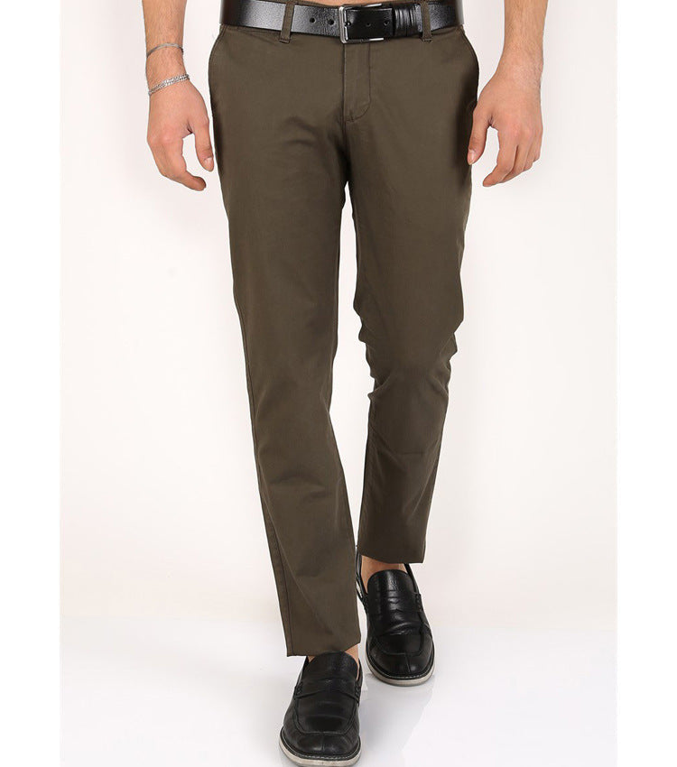 Schmale Herrenhose Stretch Chinohose Elastisch