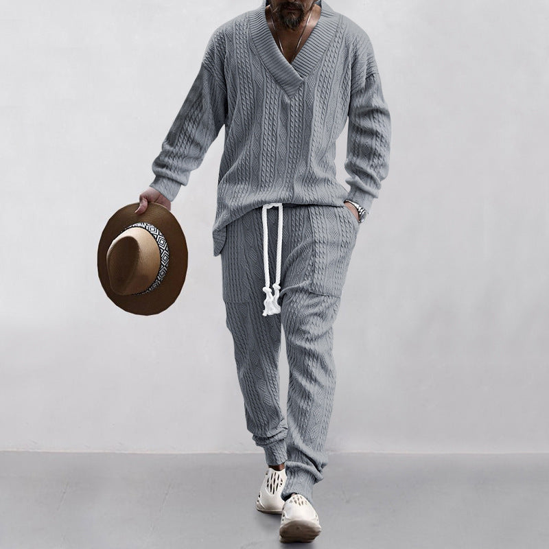 Herren Strickanzug Modern Großstadtchic