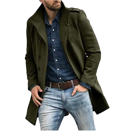 Herren Trenchcoat Langlebig Stylisch Wasserfest