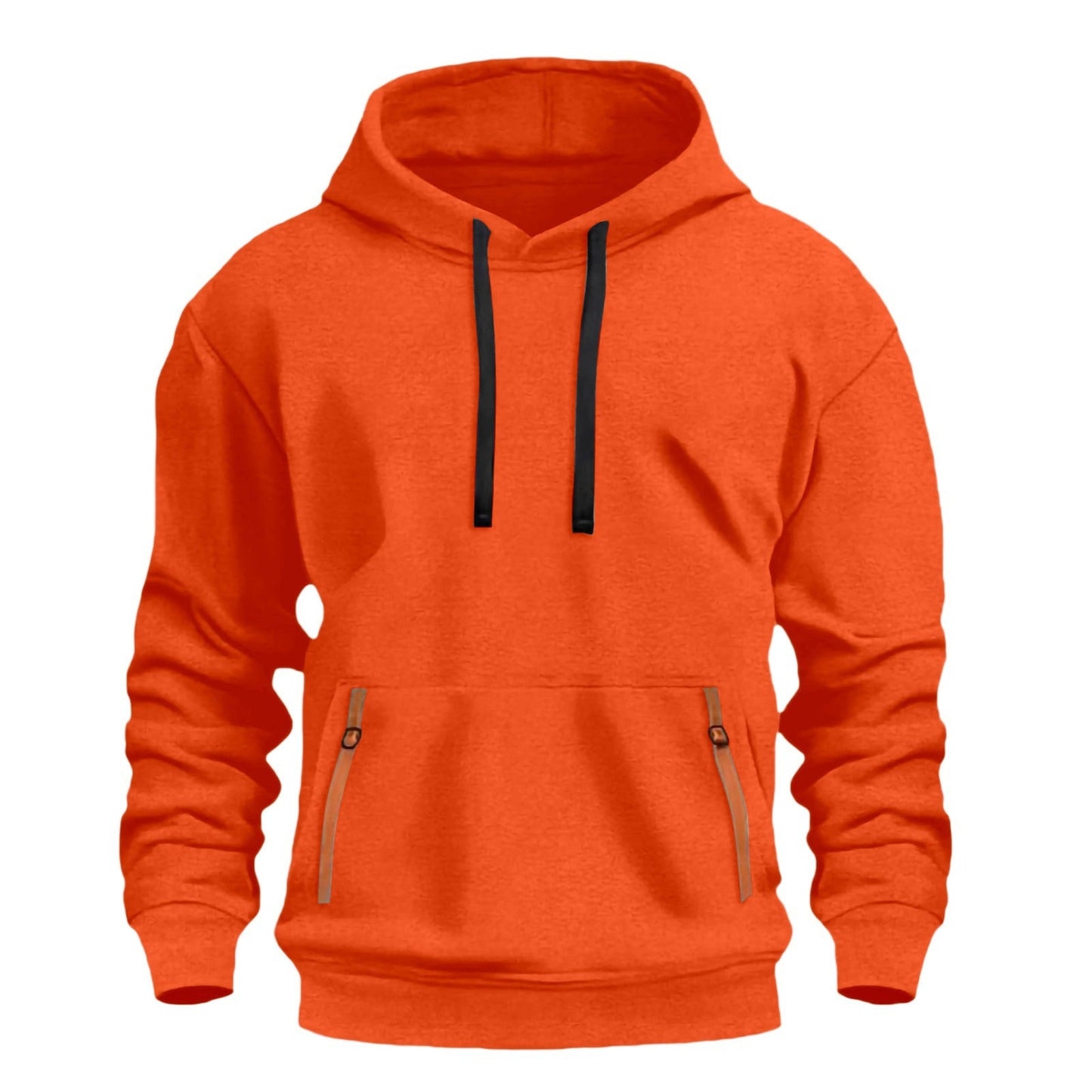 Herren Kapuzenpullover Modern mit Reißverschluss Taschen