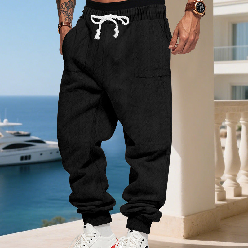 Bequeme Herren Jogginghose Gemustert Modern