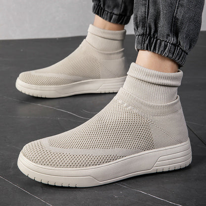Damen Sport Sneaker Laufschuhe Knöchelschutz Rutschfest