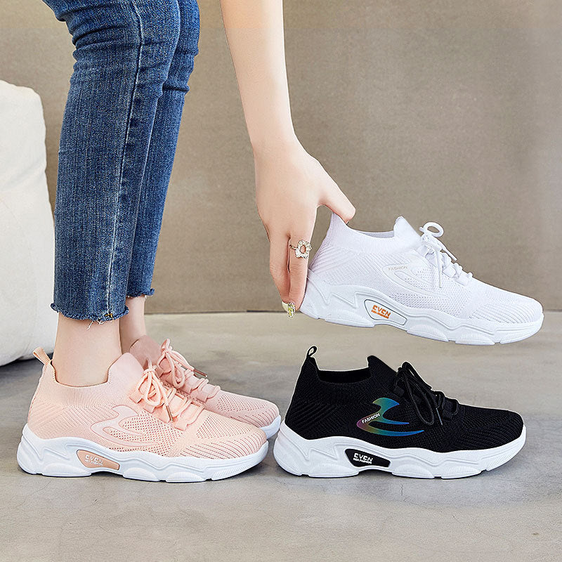 Damen Laufschuhe atmungsaktiv Komfort Sneaker Sport