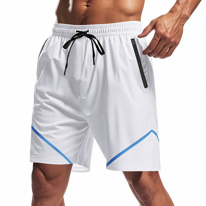 Laufshorts Herren Sport Shorts elastisch mit Taschen