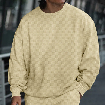 Herren Sweatshirt Oversized mit Muster Großes Design