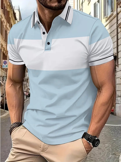 Herren Poloshirt Streifen Modern Baumwolle Berlin