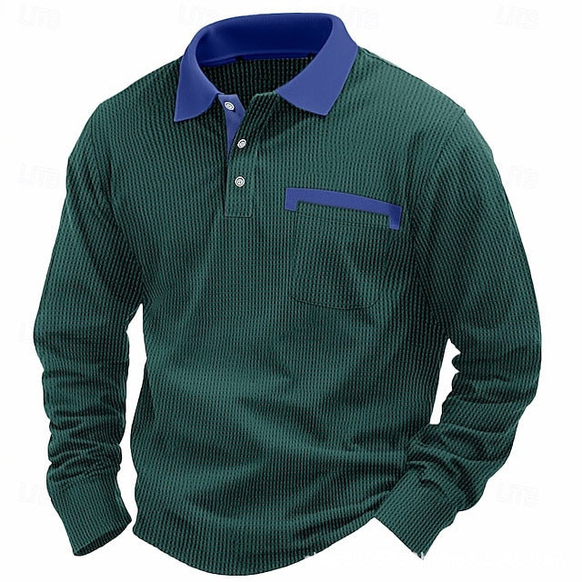 Herren Poloshirt Elegant Strukturiert Modern Berlin