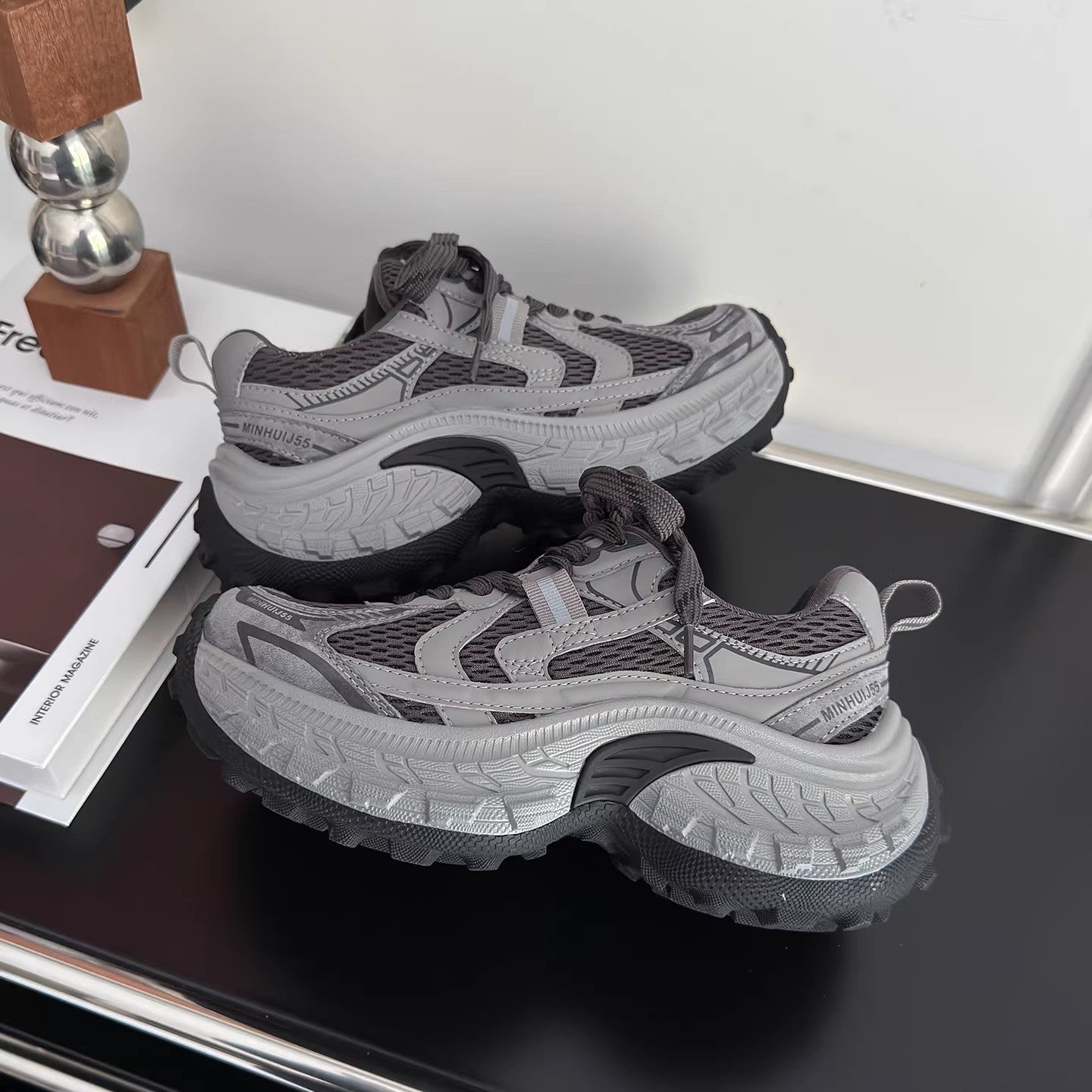 Damen Laufschuhe Atmungsaktiv Mesh Stoßdämpfend