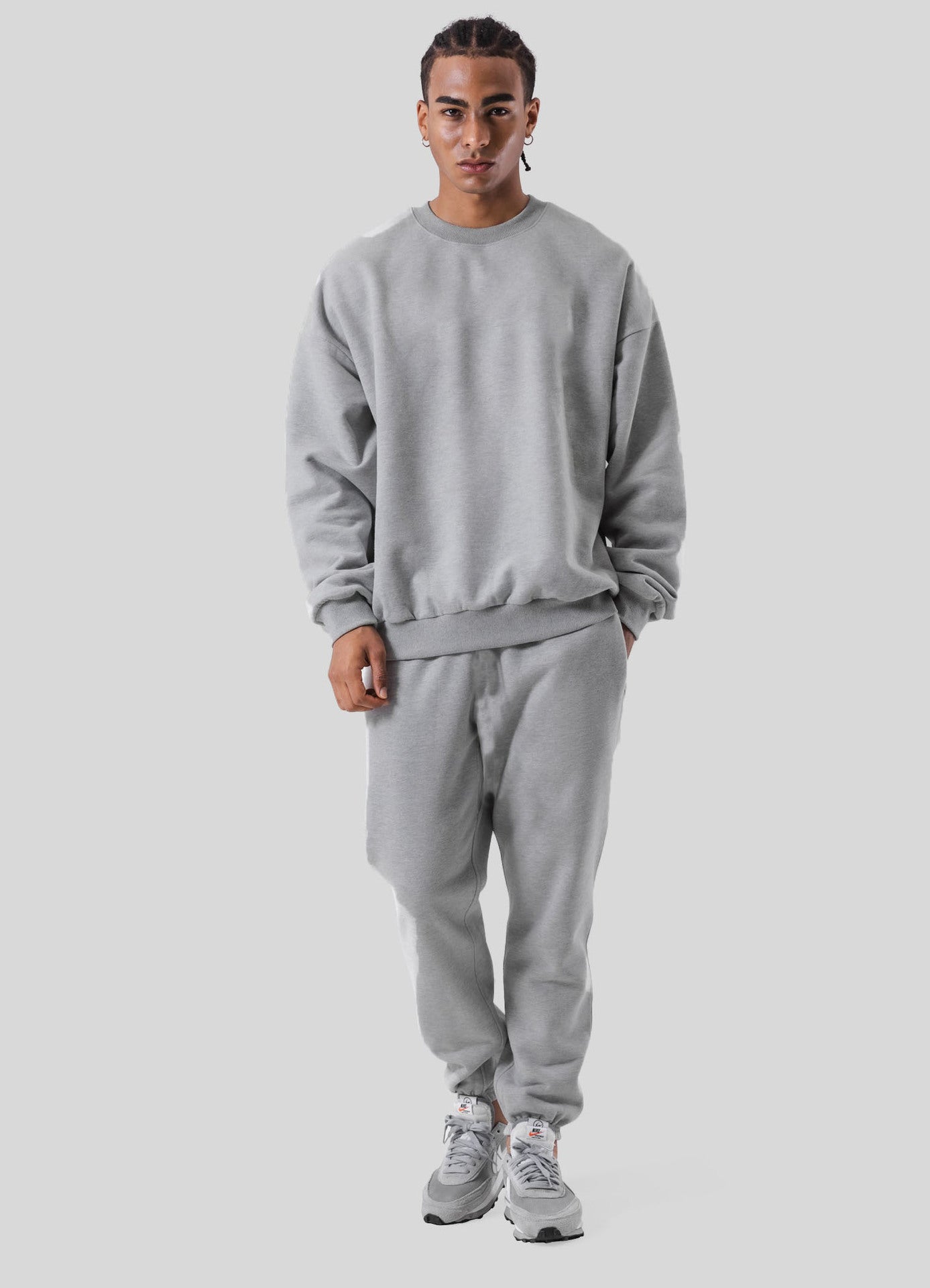 Herren Baumwollanzug Bequem Dreiteiliger Schnitt Modern