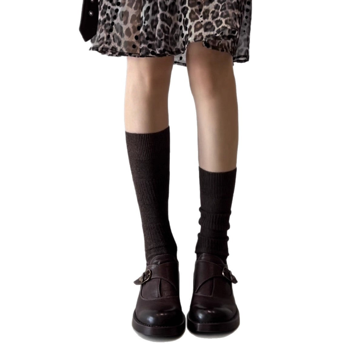 Damen Stiefeletten Elegantes Design Schnalle Schwarz