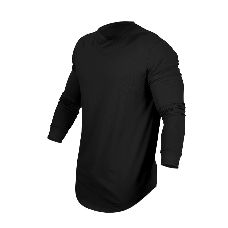 Lässiges Herren T-Shirt Langarm Modern Berlin Style