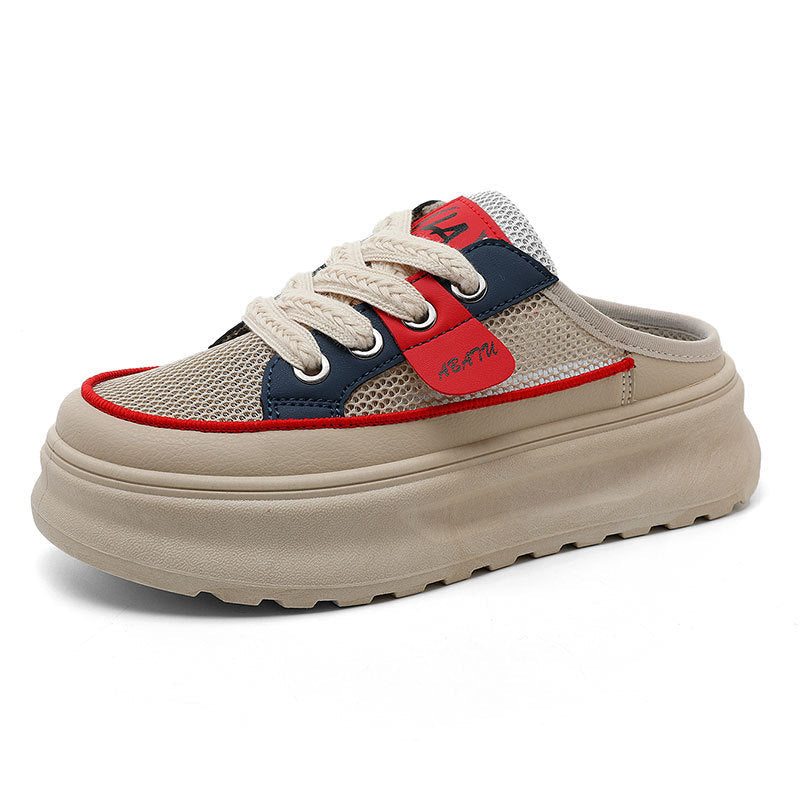Damen Sneaker Slip-On atmungsaktiv Mesh Modisch