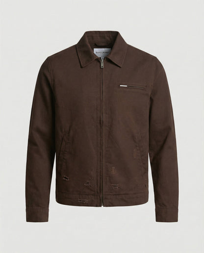 Retro Jacke Detroit Style Vintage Leder
