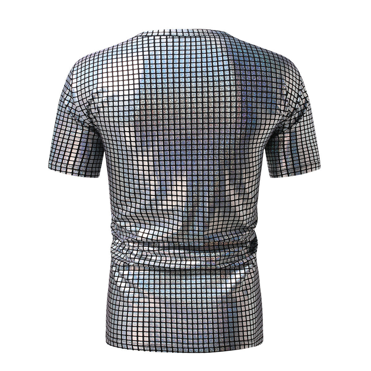 Modisches Herren T-Shirt Kurzarm mit schimmerndem Design