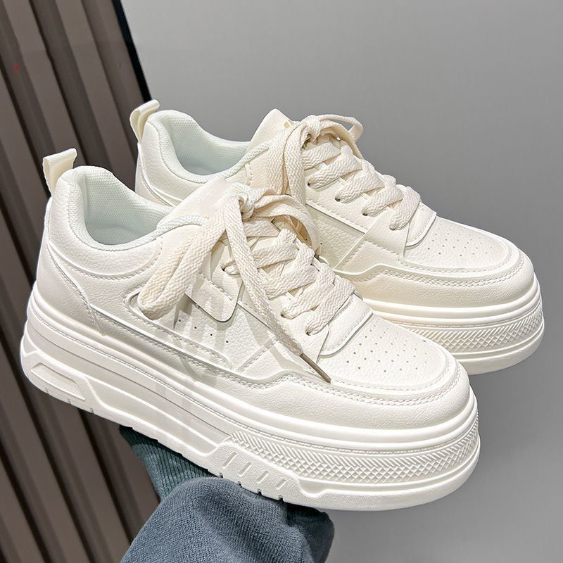 Damen Sneaker Bequem Dicke Sohle Atmungsaktiv